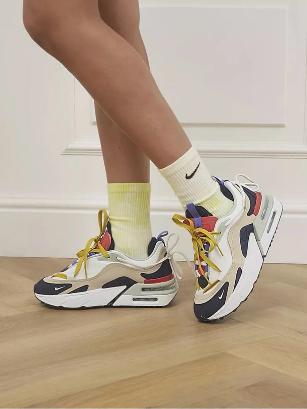 Nike Air Max Furyosa Women’s Sneaker - Summit White-Obsidian - Picture 2 of 9